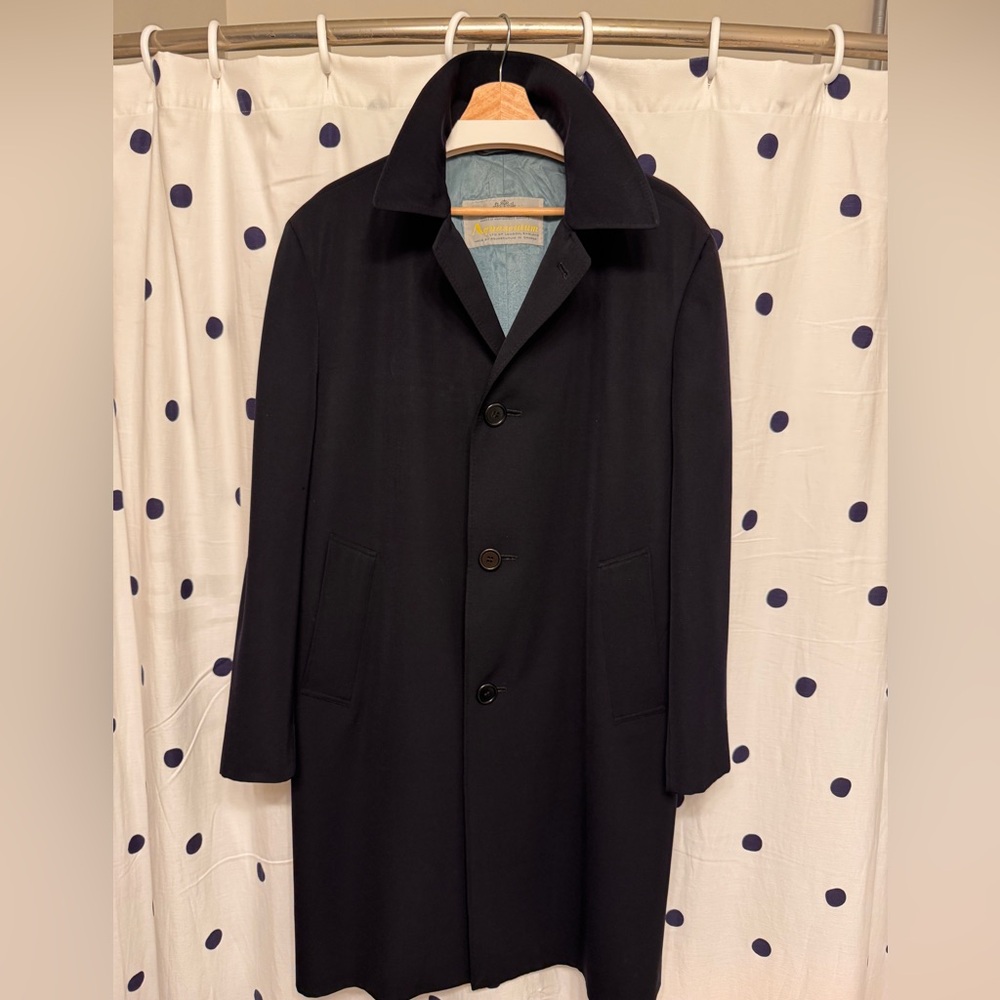 Aquascutum London Men's Dark Blue Coat